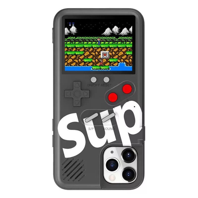 Color Screen Game Console Is Applicable To Huawei iPhone 12pro Apple 13 Phone Case Xsmax Phone Case XR 678p Cover