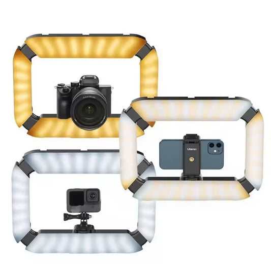 Ulanzi U200 Camera Ring Light Video Rig Handheld Camera Led Light for Video Recording