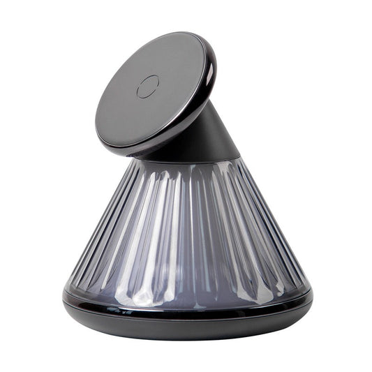 Conical adjustable magnetic wireless charger with night light suitable for iPhone 15W wireless charging bracket