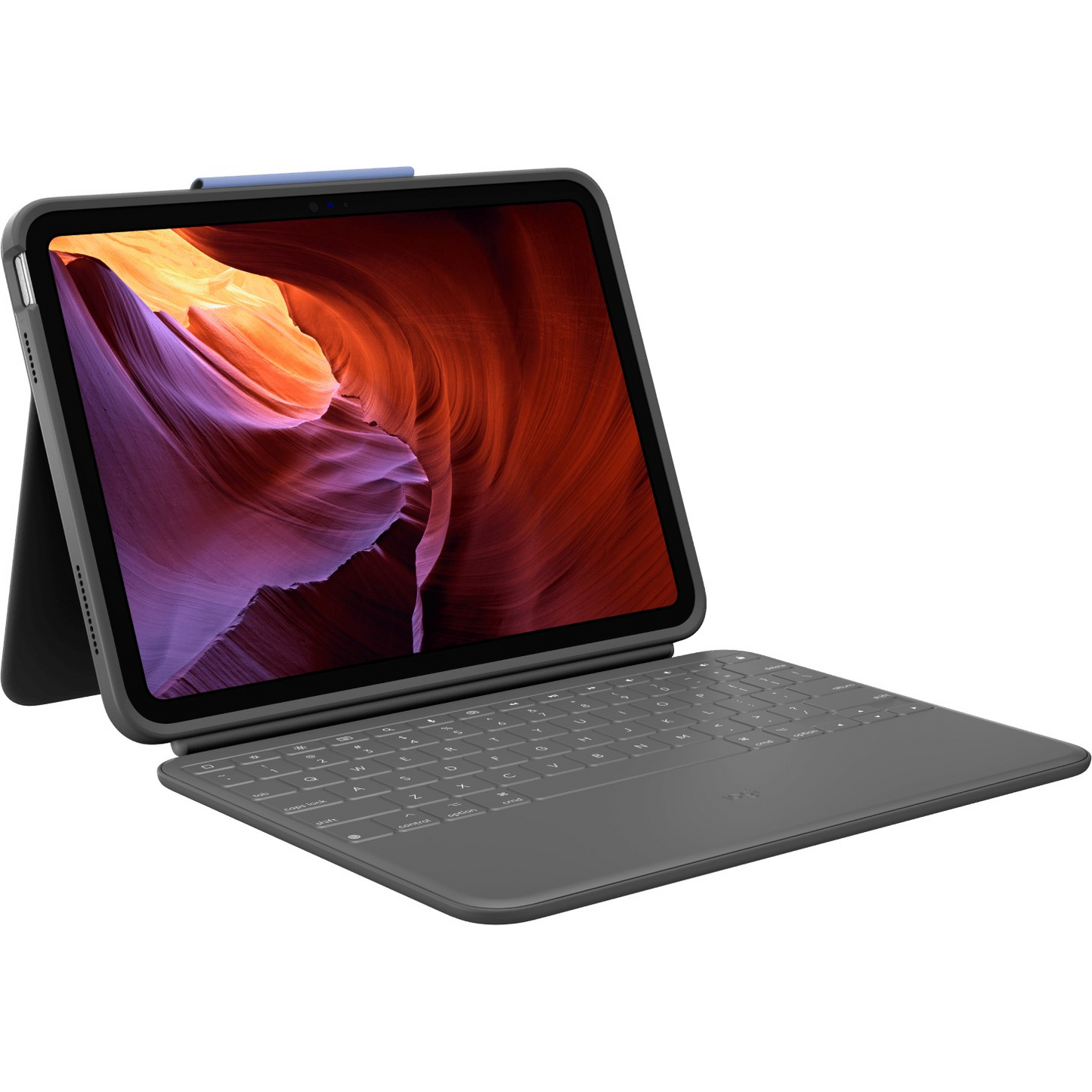 Logitech Rugged Folio QWERTZ Švajčiarsky Smart Connector Grafit (920-011202)