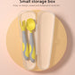 Spoon For Baby Utensils Set Auxiliary Food Silicone Gel Spoon Baby Learn To Eat Training Bendable Soft Spoon Children Tableware