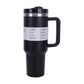 40 oz Insulated Tumbler with Straw, Handle & Lid – Stainless Steel, Hot & Cold Drinks, Fits Car Cup Holders