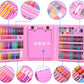 208-Piece with Easel Children's Painted Set Painting Watercolor Pen Brush Art Learning Supplies Stationery Set