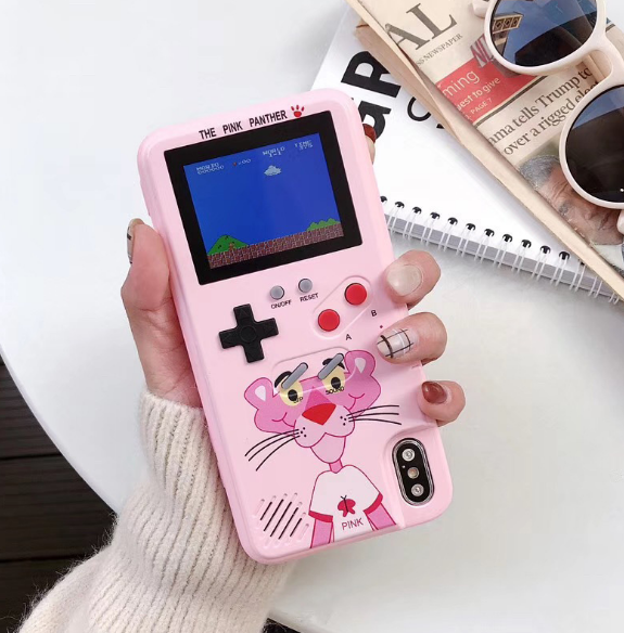 Full Color Display Game phone Case for iPhone Xs Max Xr X TPU Frame XS Max Game cover for iPhone 6 7 8 Plus Xs Max Xr Funda Capa