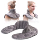 Microwave Heating Neck and Shoulder Wrap Gravity Weighted Strap Short Plush Neck and Shoulder Heating Pad with Hot/Cold Pack