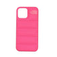Fashion Solid Color Brand Down Jacket Phone Case For iPhone 13 12 11 Pro Max X XS XR 7 8 Plus SE 2020 The Puffer Case Soft Silicone Cover