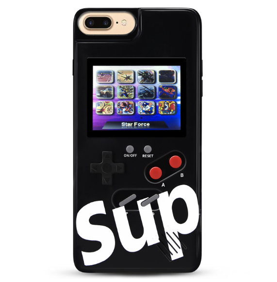 Full Color Display Game phone Case for iPhone Xs Max Xr X TPU Frame XS Max Game cover for iPhone 6 7 8 Plus Xs Max Xr Funda Capa
