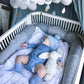 Soft Crocodile Plush Pillow - Bed Rails Crib Bumper Animal Shape Nursery Cradle Decor, Best Gift For Baby Toddler and Children