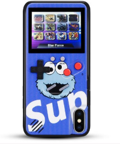 Full Color Display Game phone Case for iPhone Xs Max Xr X TPU Frame XS Max Game cover for iPhone 6 7 8 Plus Xs Max Xr Funda Capa