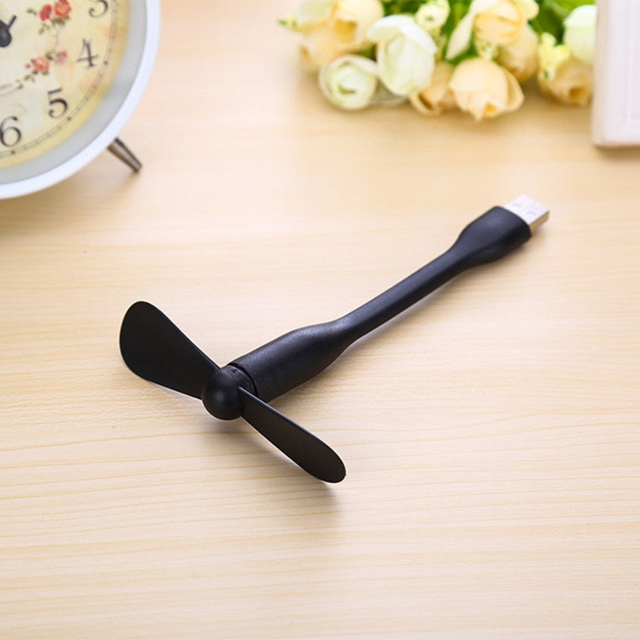 Portable Flexible USB Cooler Mini Cooling Fan Cute Colorful Cooler For Laptop Desktop Computer