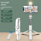 Wholesale Bluetooth Selfie Stick with Fill Light Extended Universal Phone Live Streaming Tripod