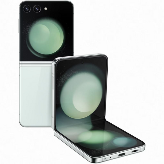 Samsung Galaxy Z Flip5 256 GB сгъваем смартфон, ментово зелен (SM-F731BLGG)