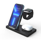Folding five in one wireless charger suitable for Apple, Samsung, mobile phones, headphones, watches, and multiple devices