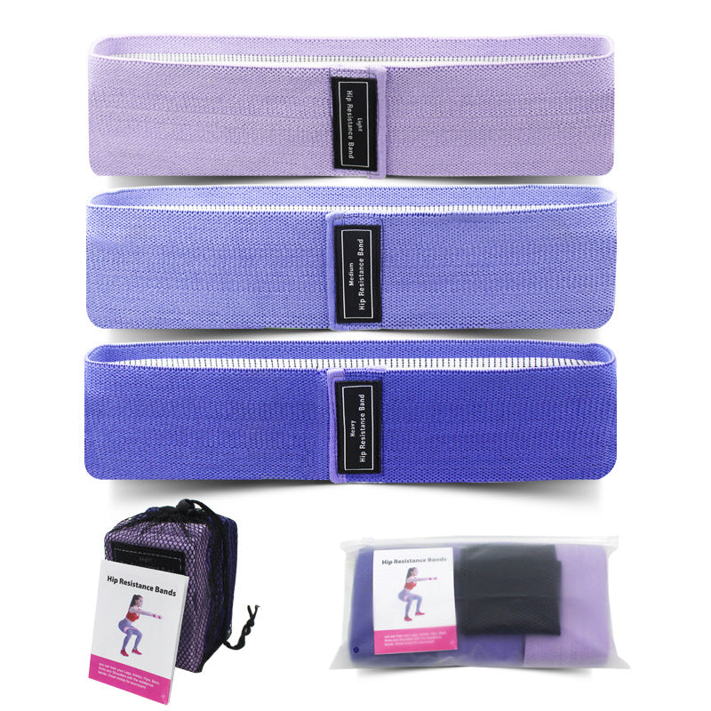 Body shaping squat hip circle yoga fitness tension belt resistance belt stretch belt