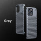 Metalen Warmteafvoer Telefoonhoes Voor Iphone 13 12 14 15 Pro Max Plus Koelende Geur Randloze Holle Aluminium Schokbestendige Hoes