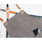 Apron denim workwear with logo printing