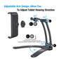 Kitchen Tablet Stand Wall Desk Tablet Mount Stand Fit For 5-10.5 inch Width Tablet  Metal Bracket Smartphones Holders