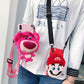 Sam S9 plus cartoon Pouch Case , Totoro minnie mickey wallet Shell for Samsung Galaxy S9 + strap
