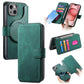 New magnetic separation suitable for Apple 16 mobile phone case Magsafe strong magnetic iPhone15 flip cover leather case 14 case
