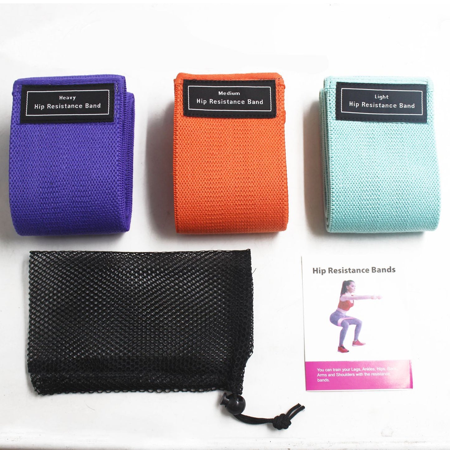 Body shaping squat hip circle yoga fitness tension belt resistance belt stretch belt
