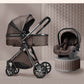High landscape baby stroller that can sit or lie down lightweight folding two-way shock-absorbing newborn baby stroller