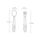 Spoon For Baby Utensils Set Auxiliary Food Silicone Gel Spoon Baby Learn To Eat Training Bendable Soft Spoon Children Tableware