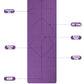 1830*610*6mm TPE Yoga Mat with Position Line Non Slip Carpet Mat For Beginner Environmental Fitness Gymnastics Mats