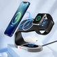 Magnetic suction multifunctional wireless charger suitable for iwatch watches mobile phones AirPod headphones three in one
