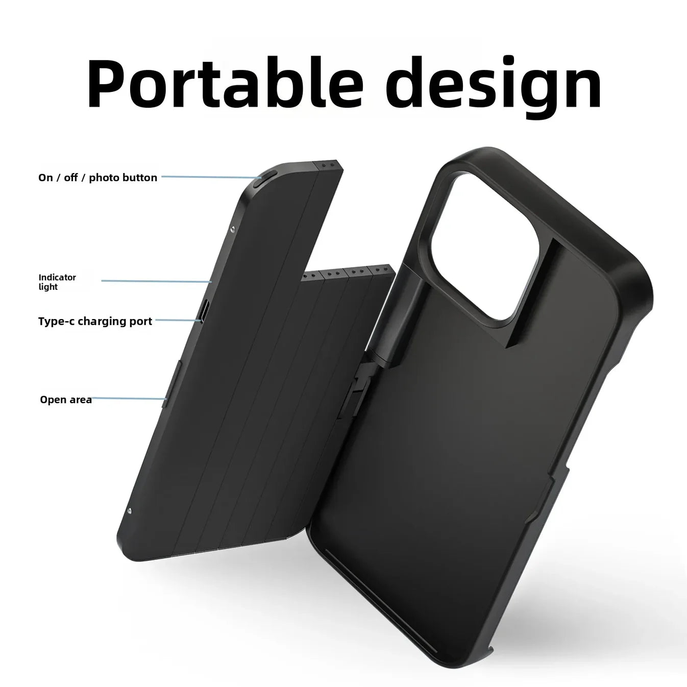 New Apple Phone case Selfie Stick Multi-functional Three-in-one Anti-drop protection
