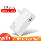 Baseus GaN Power Bank Charger 10000mAh 45W USB C PD Fast Charging 2 in 1 Charger & Battery as One ForiP 11 Pro Laptop ForXiaomi