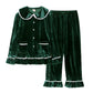 Children's bathrobes gold velvet men's and women's home clothes