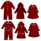 Children's bathrobes gold velvet men's and women's home clothes