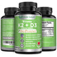 Whole Nature K2 (MK7)+D3 Plus Calcium